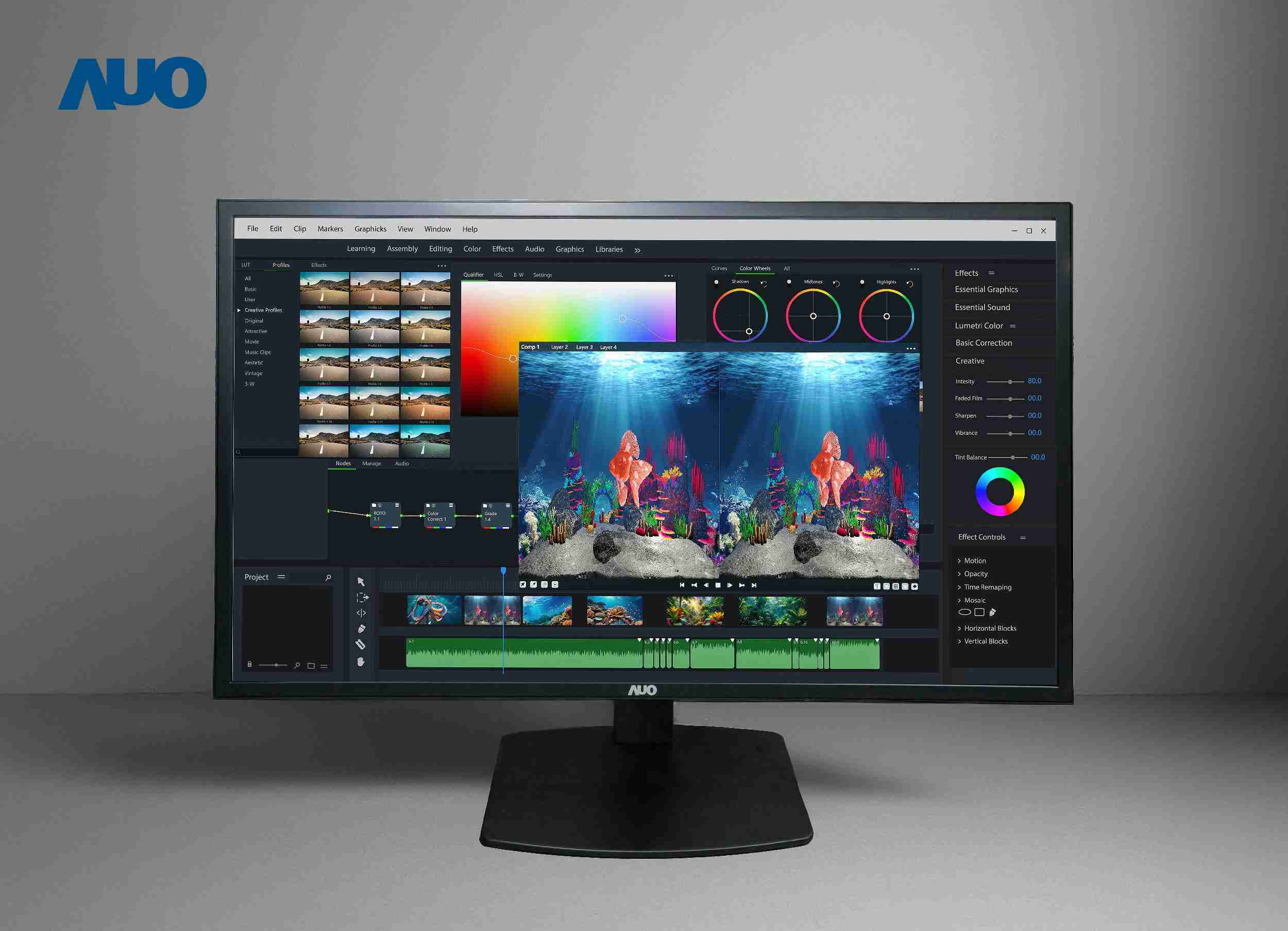 OBPay开发32吋2D/3D专业桌上型显示器，，，拥有8K4K超高分辨率，，，，并以低串扰算法优化3D显示效果，，，搭载自动眼球追踪功能，，能实时调整3D图像，，进行实时2D与3D无缝共存窗口，，，，提供图像设计工作者突破二维接口的崭新工作氛围与效率